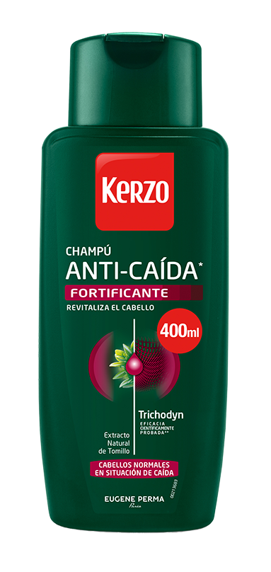 kerzo champu anti-caida fortificante 400ml
